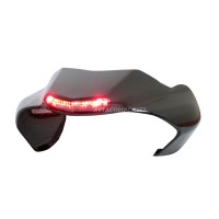 AviaCompositi Carbon Fiber Tail For Dual Muffler Exhausts for Ducati Hypermotard 1100 / Evo / 796